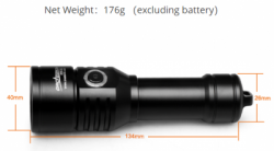 large D 570  TORCH ORCA NARROW ANGLE 1000 LUMENS BALI DIVE SHOP 2